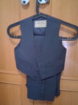 Traje Campero 3 Piezas Niño Jimenez Azul talla 7 