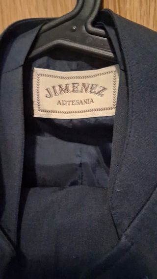 Traje Campero 3 Piezas Niño Jimenez Azul talla 7 