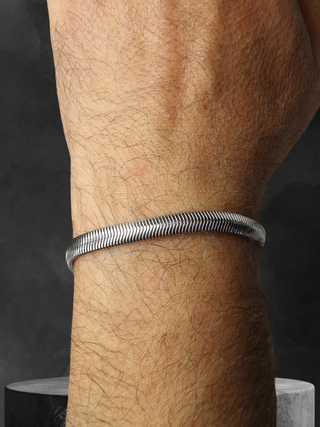 Bracciale Uomo Acciaio Snake 20cm