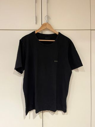 Camiseta Negra Hugo Boss Talla XL
