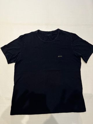 Camiseta Negra Hugo Boss Talla XL