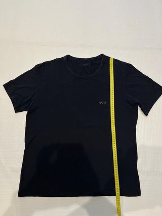 Camiseta Negra Hugo Boss Talla XL