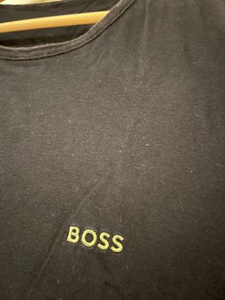 Camiseta Negra Hugo Boss Talla XL