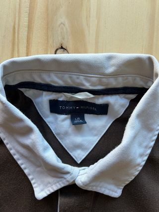 Polo Tommy Hilfiger Vintage Marrón Beige