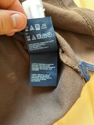 Polo Tommy Hilfiger Vintage Marrón Beige