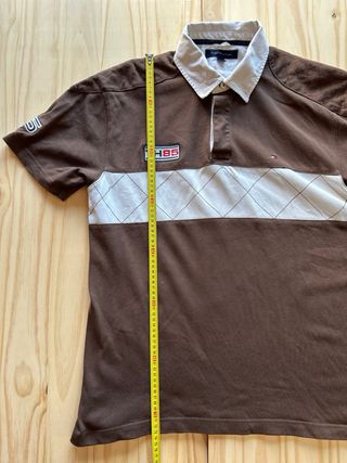 Polo Tommy Hilfiger Vintage Marrón Beige