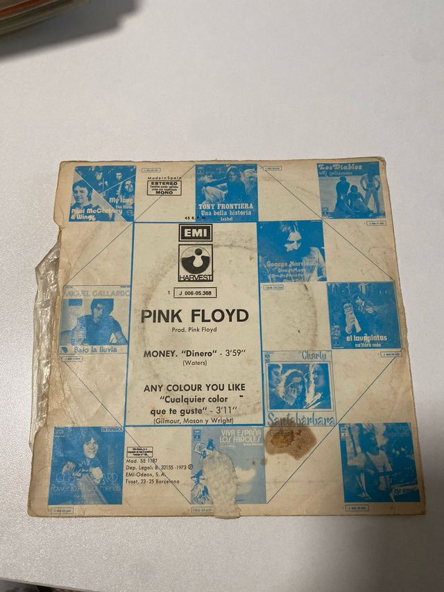 Vinilo Pink Floyd - Money / Any Colour You Like