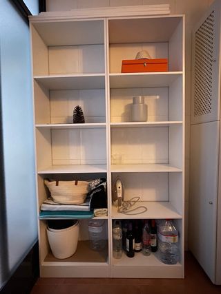 Estanterías blancas modulares. 2 unidades.