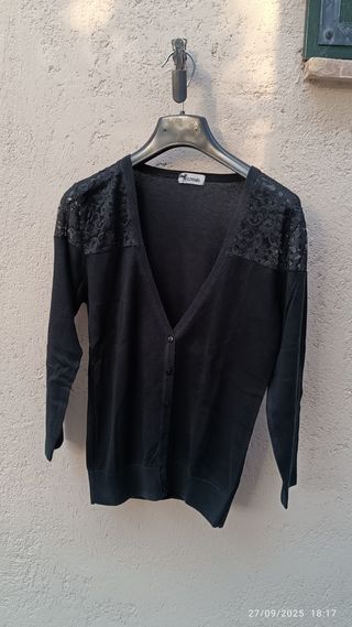 Cardigan Tezenis Nero Taglia M