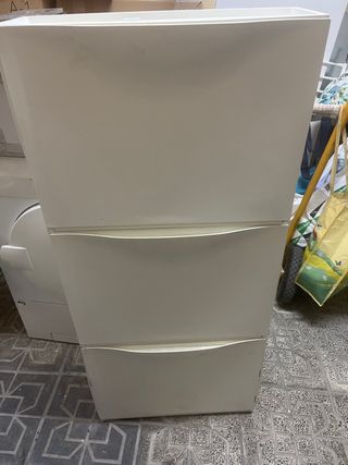 Mueble Zapatero IKEA TRONES Blanco