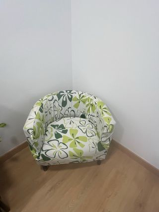 Sillón Ikea Piel Sintética negra