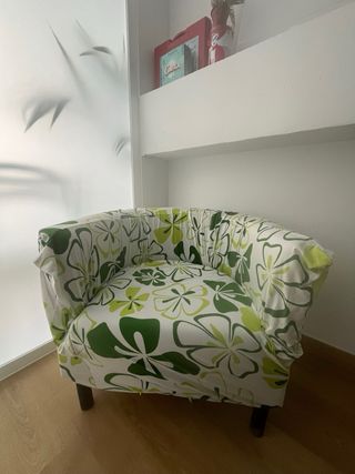 Sillón Ikea Piel Sintética negra