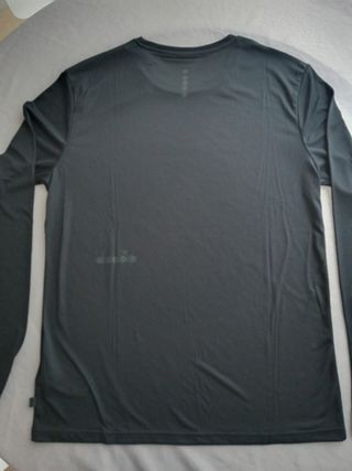 Camiseta Diadora Running Talla L Negra
