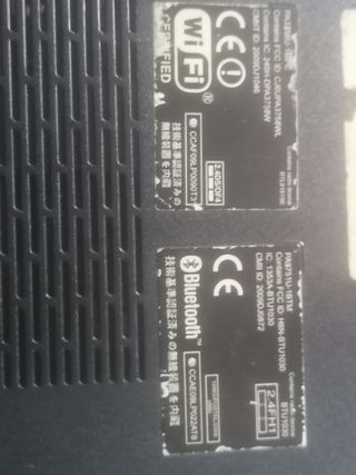 Ordenador portátil Toshiba negro
