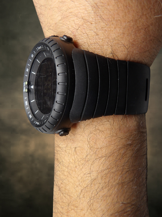 Orologio Digitale Sportivo Uomo Full Black 50mm