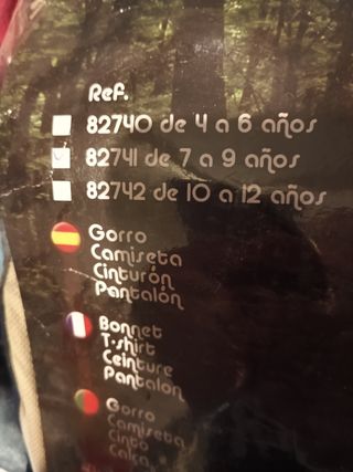 Disfraz de Arquero Talla de 7a9 años