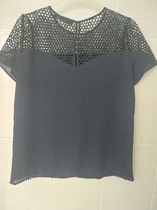 Blusa Zara Basic Talla M
