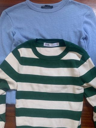 Lote 2 jerséis Zara talla S