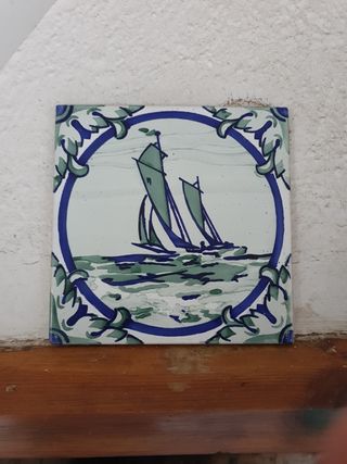 Azulejo decorativo náutico barcos