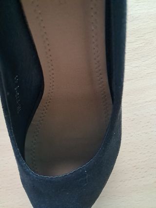 Zapatos negros tacón plataforma