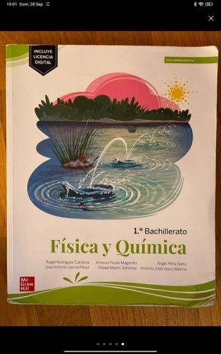 libro física y química 1°bachillerato