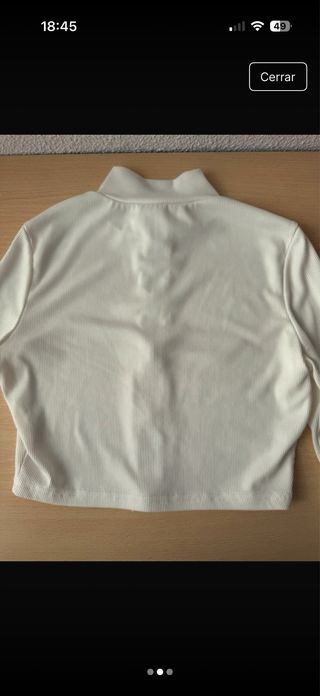 Chaqueta corta blanca