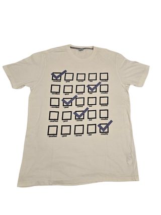 Camiseta Bershka blanca talla XL