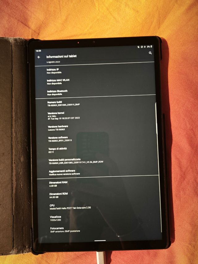 Lenovo Tab M10 Plus FHD Nero