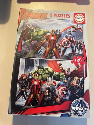 Puzzle Avengers Educa 2 Puzzles 100 Piezas