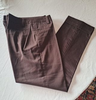Conjunto BLUSA PANTALÓN MARRÓN trajes vestidos 