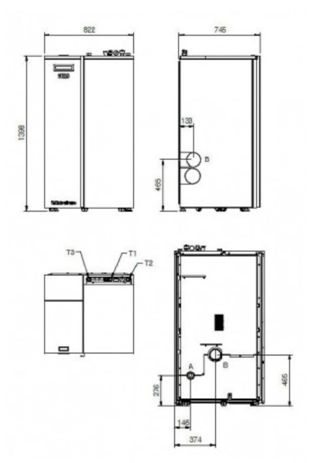 Caldera de pellets Extraflame PK15