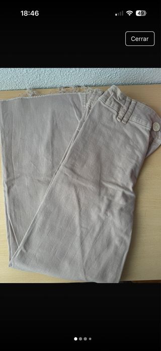 Pantalón vaquero rosa Zara