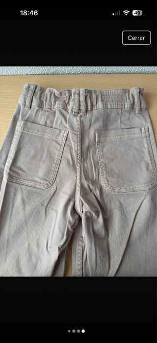 Pantalón vaquero rosa Zara