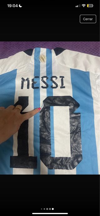 Camiseta Argentina Messi 10 Adidas