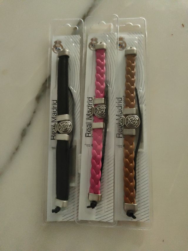 3 Pulseras Real Madrid