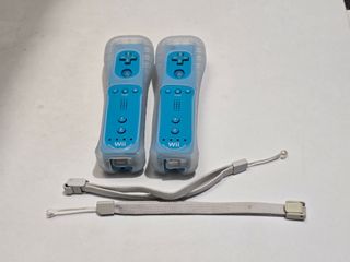 2 mando wii con Motion azul original con funda