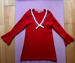 Vestido rojo niña T. L (12-14 años)