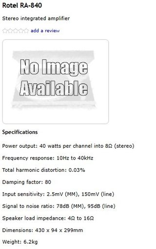 Amplificador HiFi Rotel RA840B X4 - Revisado