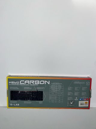Teclado Mecánico G-LAB Keyz Carbon RGB