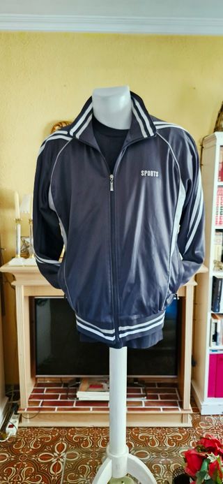 Chaqueta deportiva unisex gris