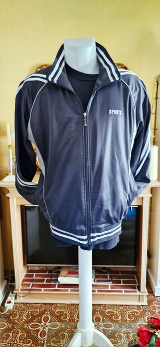 Chaqueta deportiva unisex gris