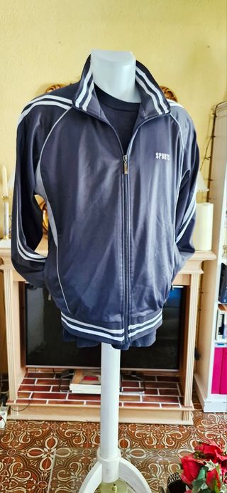 Chaqueta deportiva unisex gris