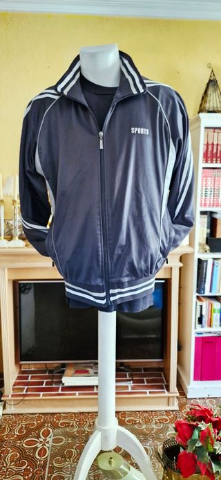Chaqueta deportiva unisex gris
