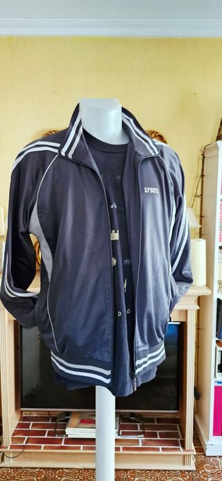 Chaqueta deportiva unisex gris