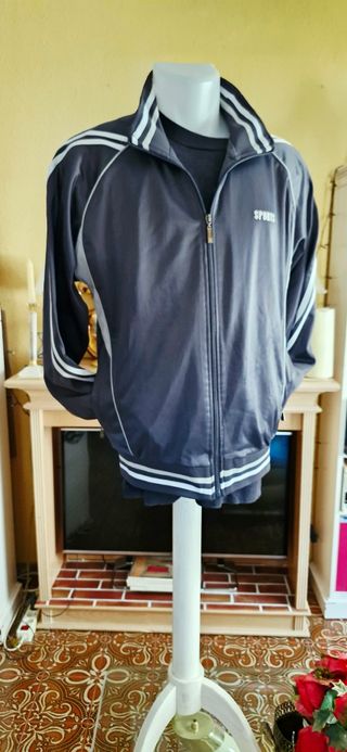 Chaqueta deportiva unisex gris