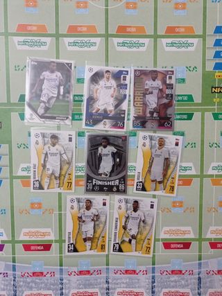 Cromos Real Madrid Topps de varios años