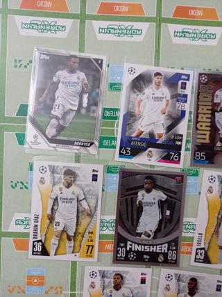 Cromos Real Madrid Topps de varios años
