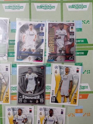 Cromos Real Madrid Topps de varios años