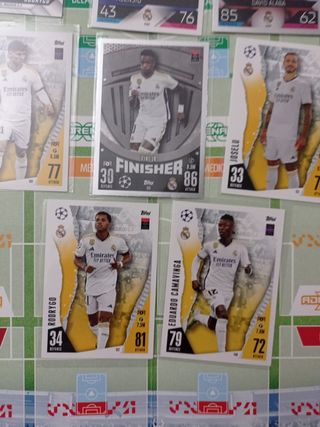Cromos Real Madrid Topps de varios años