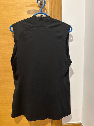 Camiseta tirantes Adidas hombre negra